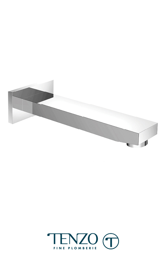 BS-304-CR - Wall mount spout 19cm [7-1/2in] brass chrome