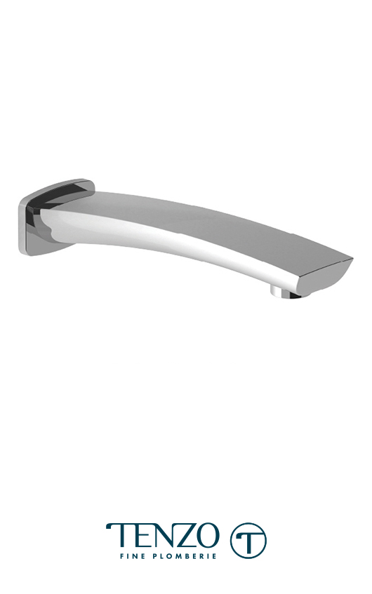BS-307-CR - Bec de bain 22cm [8-1/2po] mural chrome