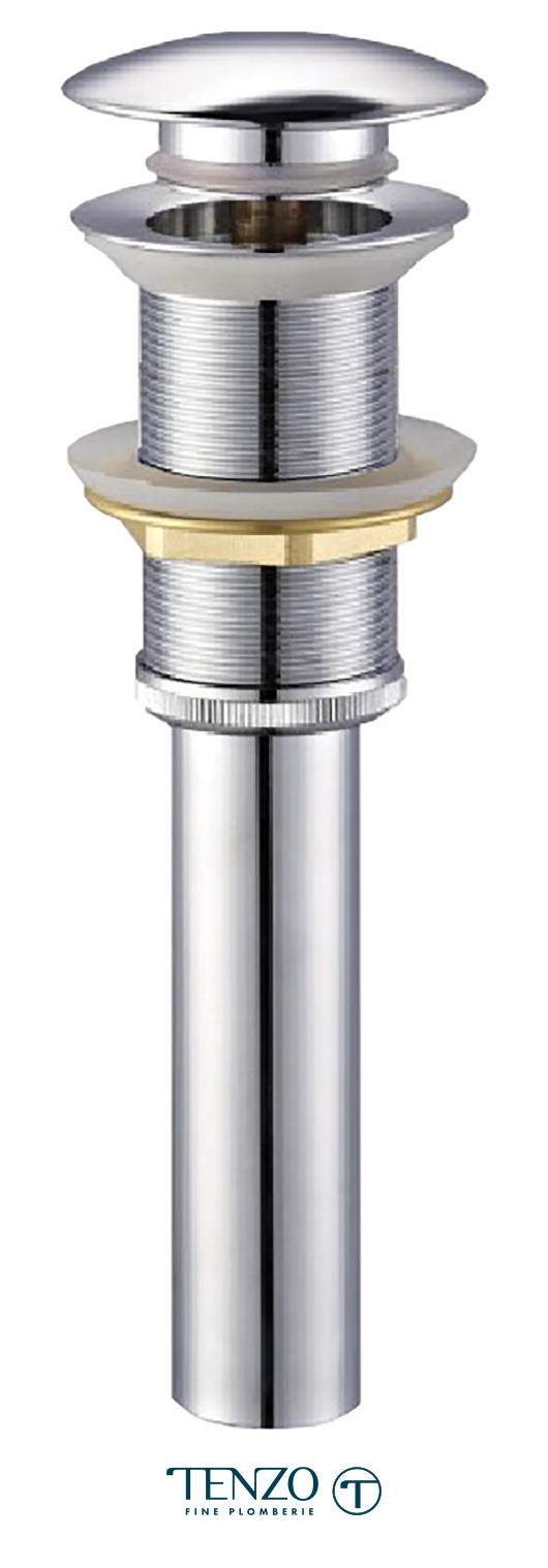 DR-WOF-01-CR - Drain pop-up rond sans trop plein