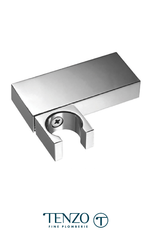 HSH-302-CR - Support mural inclinable de douchette laiton chrome