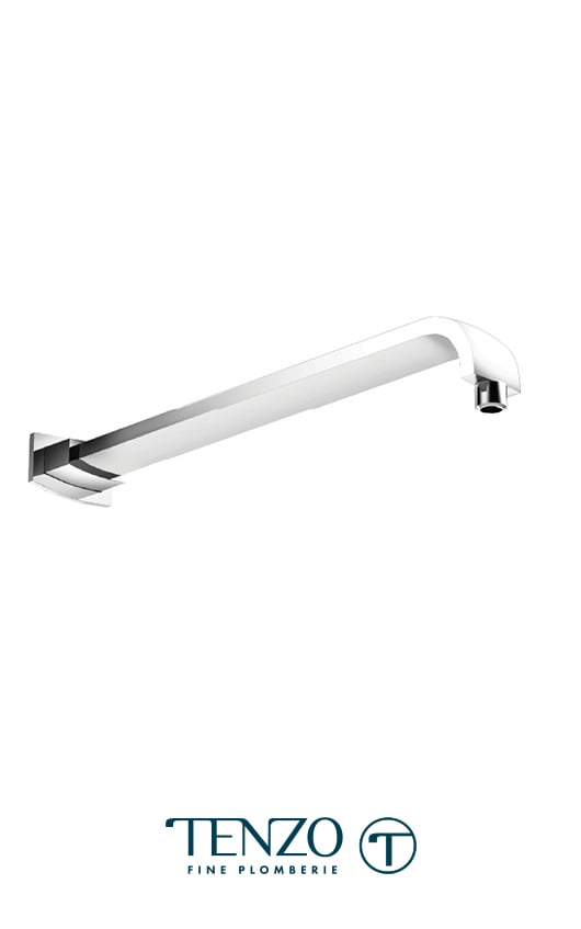 SA-502 - Shower arm wall mount 40cm [16in] brass chrome