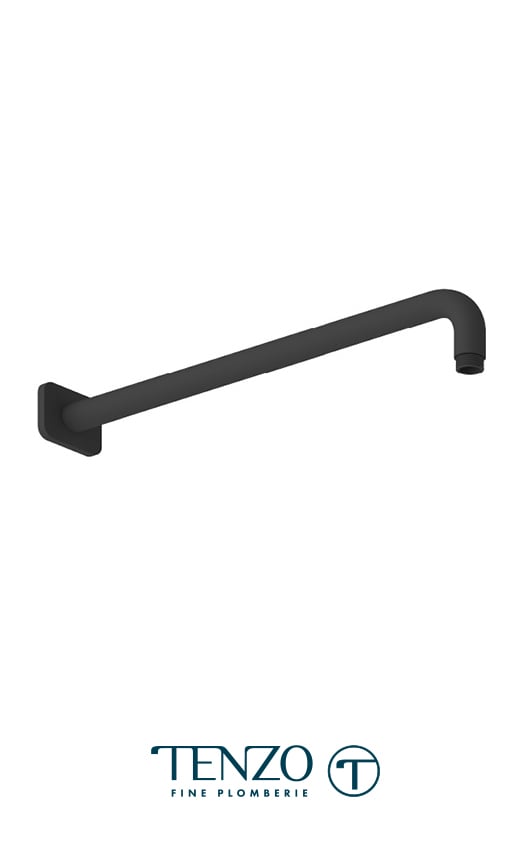 SA-608-MB - Bras de douche mural 40cm [16po]  noir mat