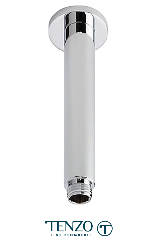 SA-703-CR - Bras de douche plafond rond 20cm [8po] laiton chrome