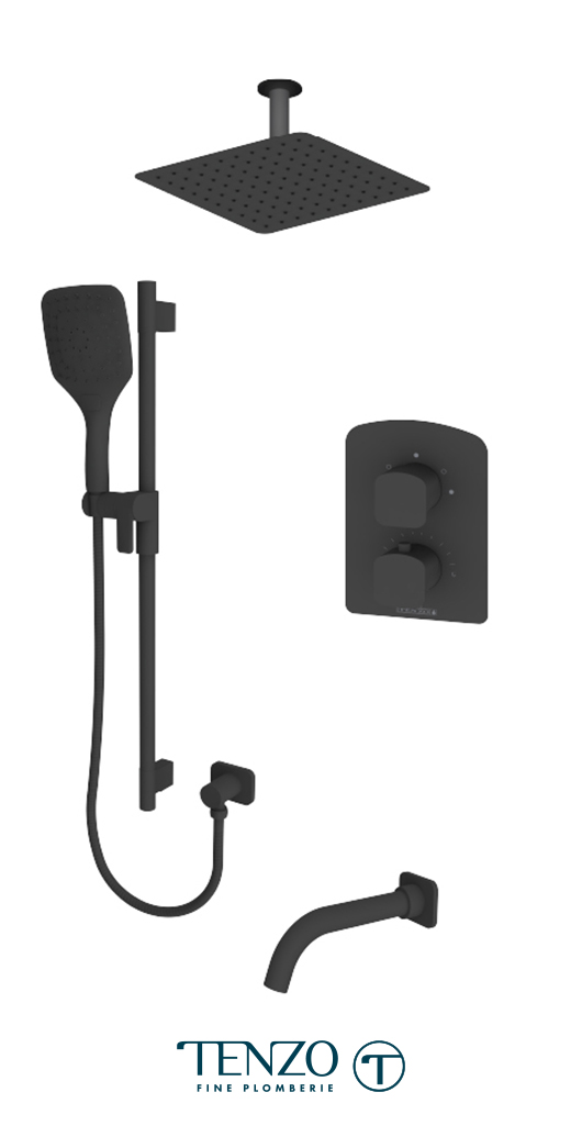 DEPB33-511315-MB - Shower kit, 3 functions