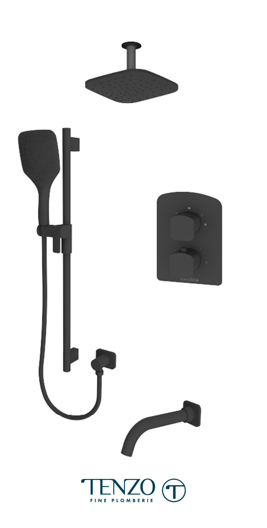 DEPB33-511345-MB - Ensemble de douche T-Box, 3 fonctions, Delano