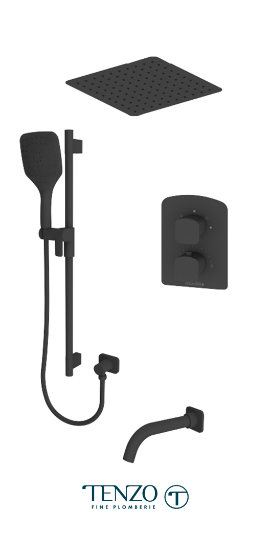 DET33-511645-MB - Shower kit, 3 functions