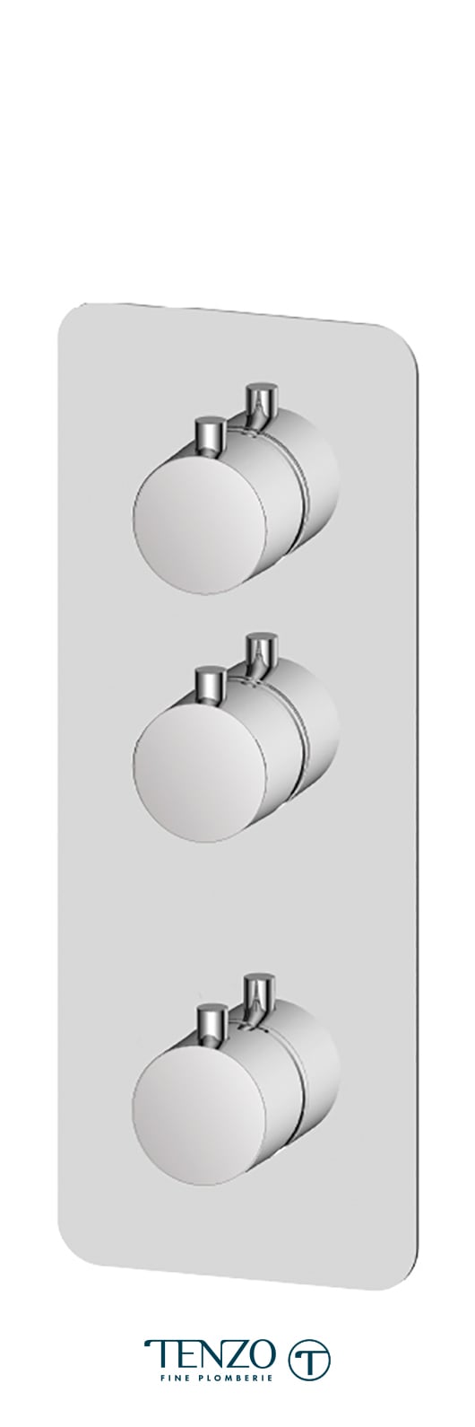 RUT42-CR - Extenza valve Rundo thermo. 2 functions chrome