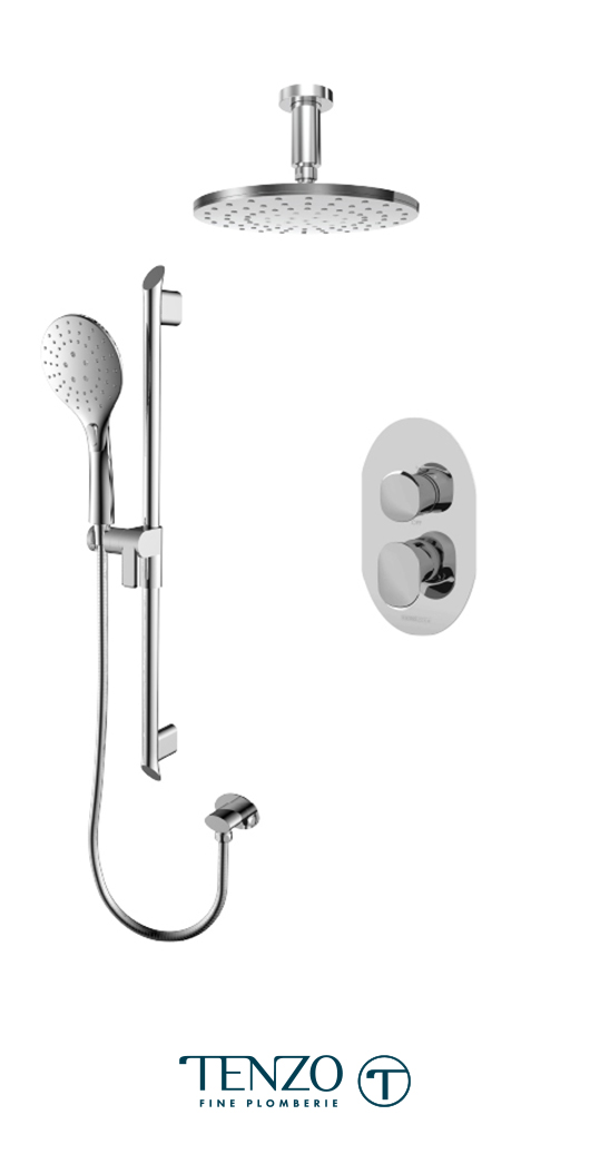 FLPB32-21134-CR - Shower kit, 2 functions