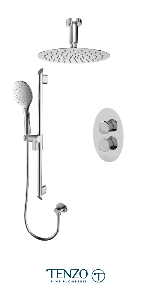 FLT32-21131-CR - Shower kit, 2 functions