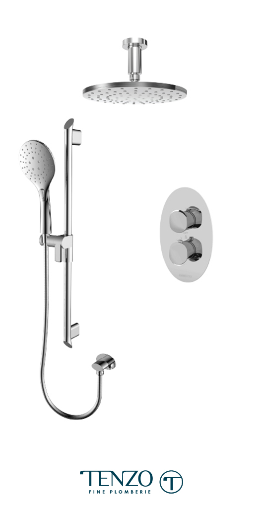 FLT32-21134-CR - Shower kit, 2 functions