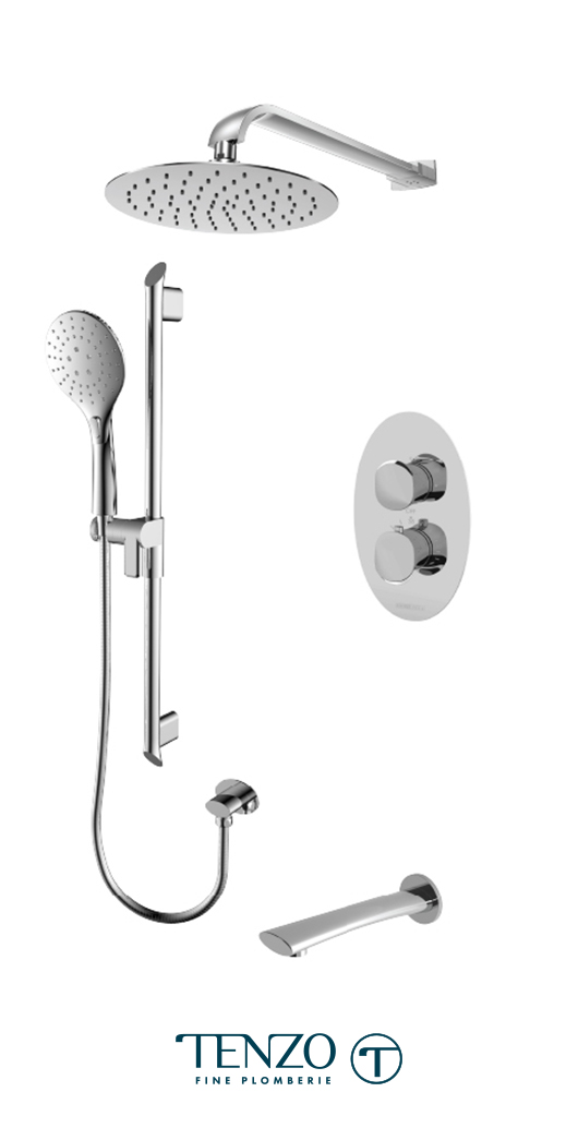 FLT33-501115-CR - Shower kit, 3 functions