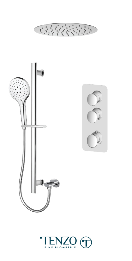 FLT42-21263-CR - Shower kit, 2 functions