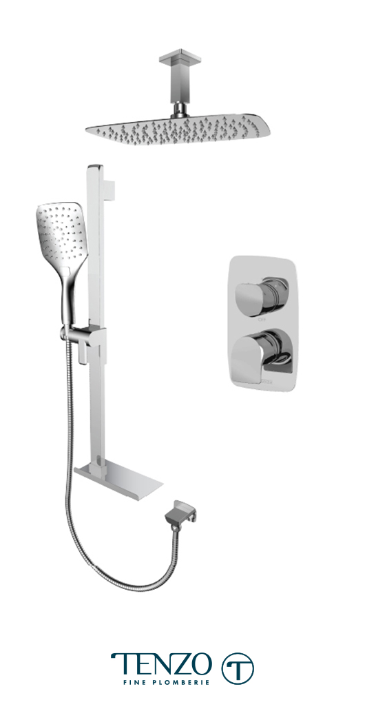 NUPB32-21330-CR - Shower kit, 2 functions