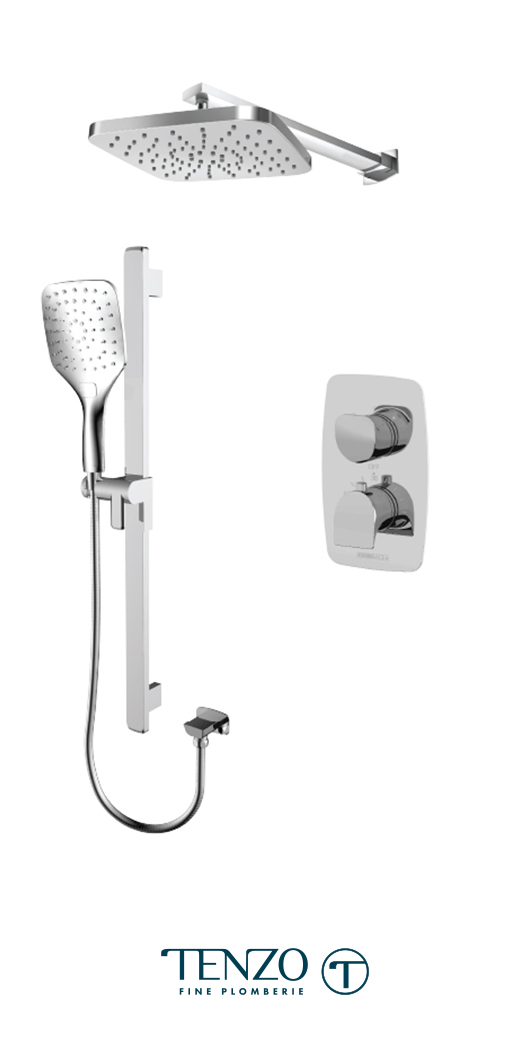 NUT32-20114-CR - Ensemble de douche T-Box, 2 fonctions, Nuevo