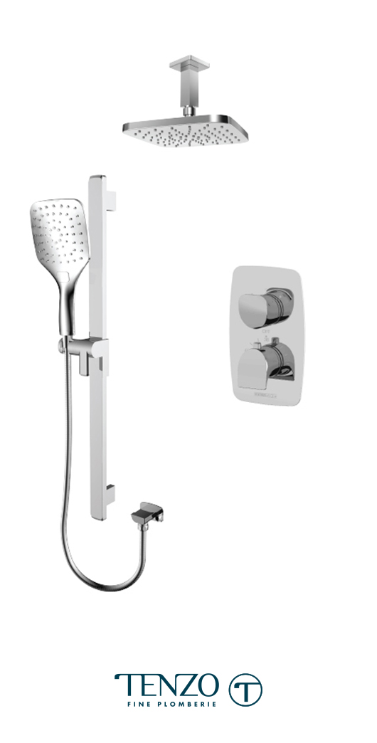 NUT32-21134-CR - Shower kit, 2 functions