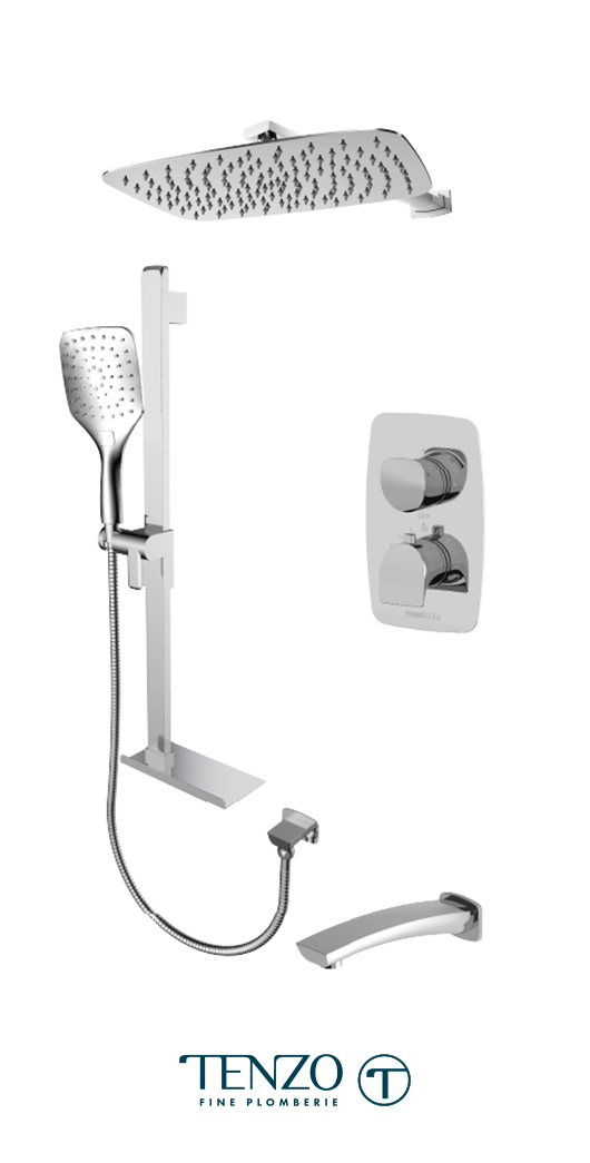 NUT33-503115-CR - Ensemble de douche T-Box, 3 fonctions, Nuevo