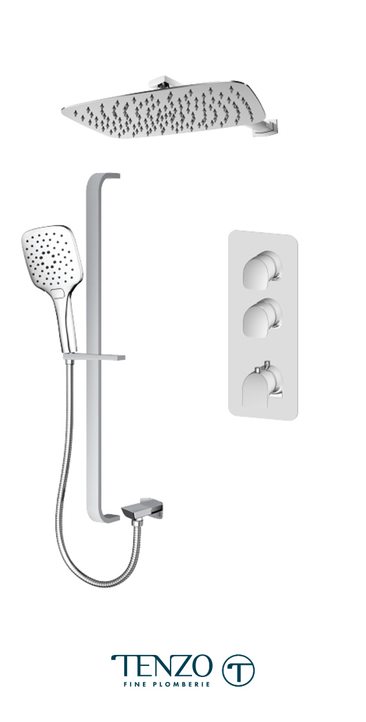 NUT42-20215-CR - Shower kit, 2 functions
