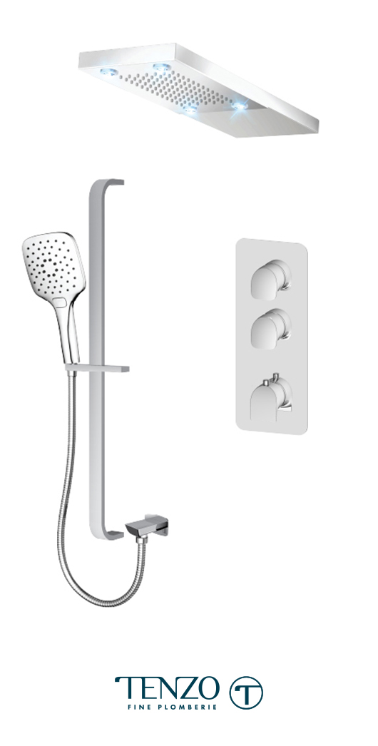 NUT42-21230-CR - Shower kit, 2 functions