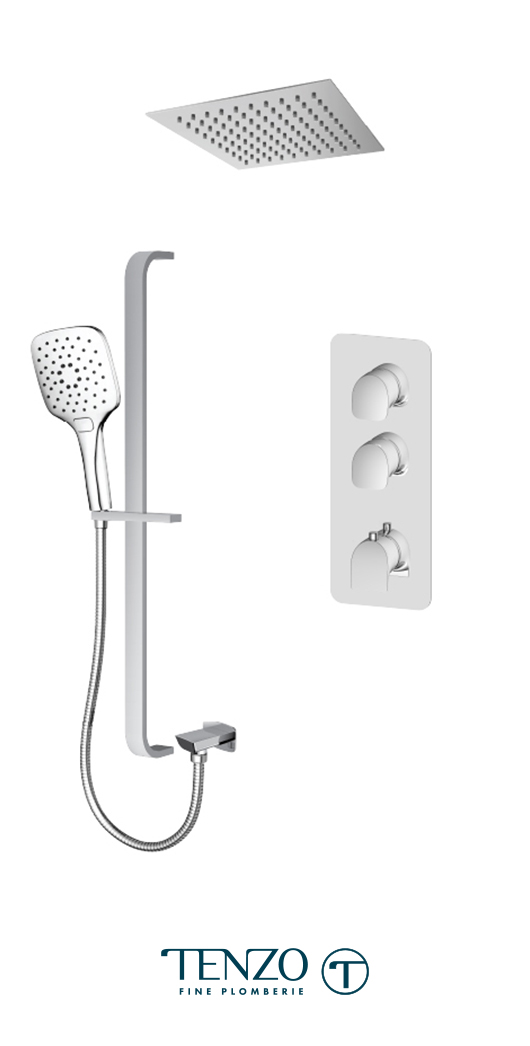 NUT42-22267-CR - Shower kit, 2 functions