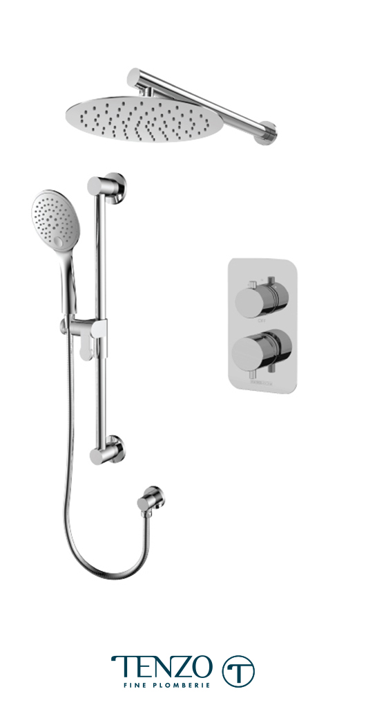 RUPB32-20111-CR - Shower kit, 2 functions
