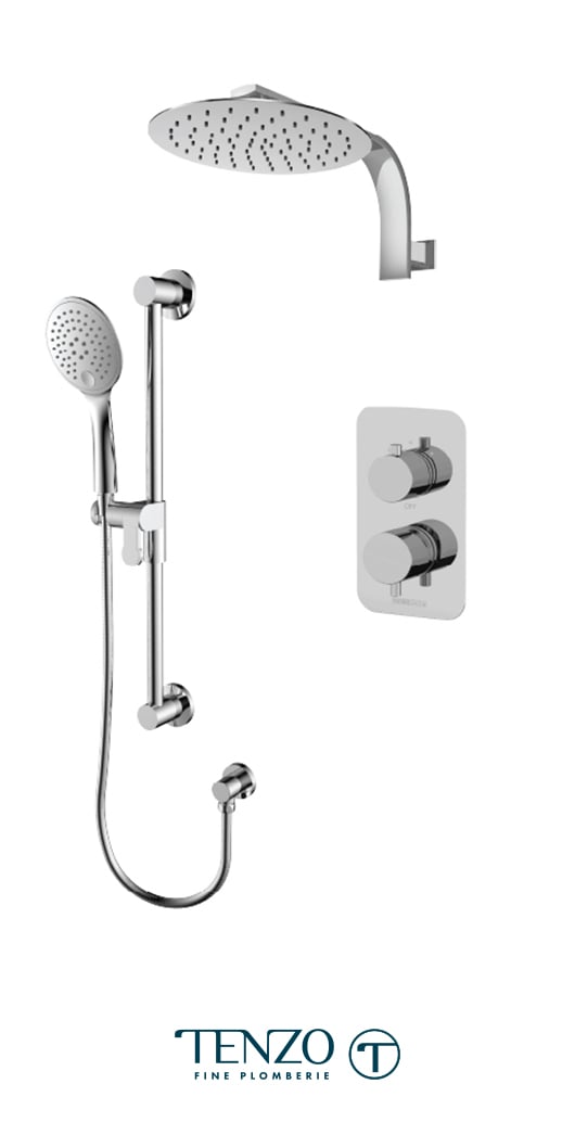 RUPB32-20119-CR - Ensemble de douche T-Box, 2 fonctions, Rundo