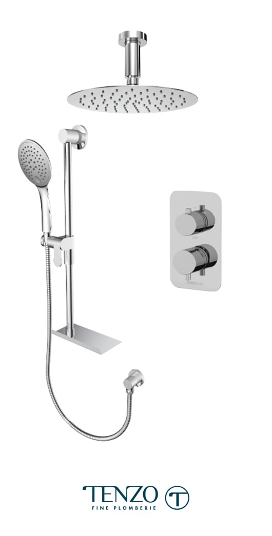 RUPB32-21331-CR - Ensemble de douche T-Box, 2 fonctions, Rundo
