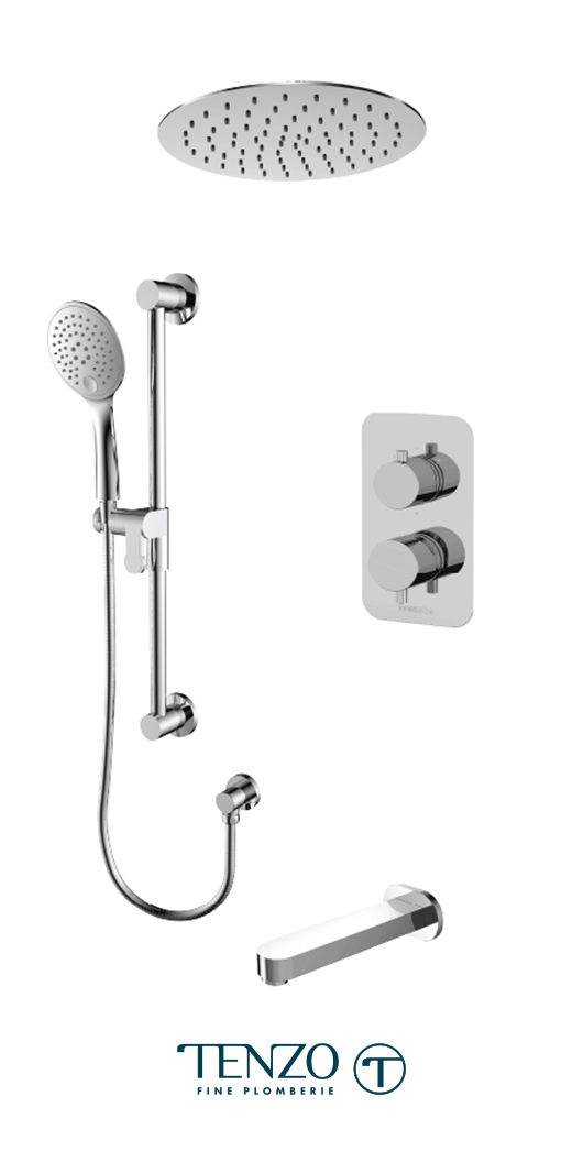 RUPB33-511635-CR - Shower kit, 3 functions