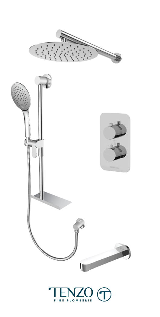 RUT33-503115-CR - Shower kit, 3 functions