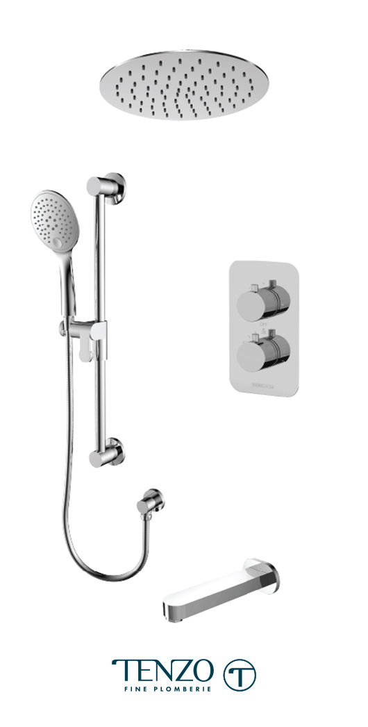 RUT33-511635-CR - Shower kit, 3 functions