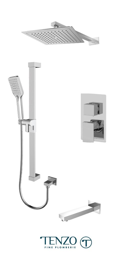 SLPB33-501145-CR - Shower kit, 3 functions