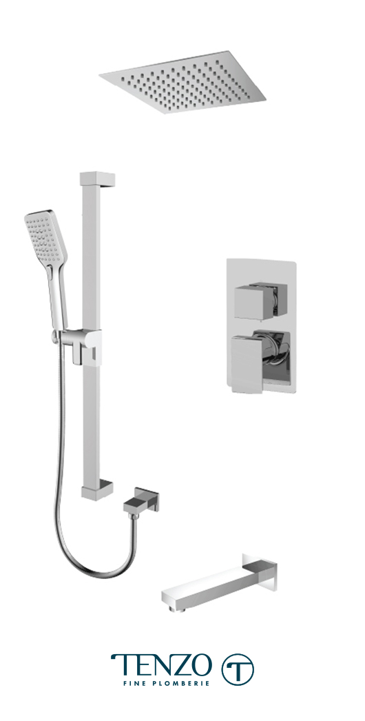 SLPB33-511615-CR - Shower kit, 3 functions