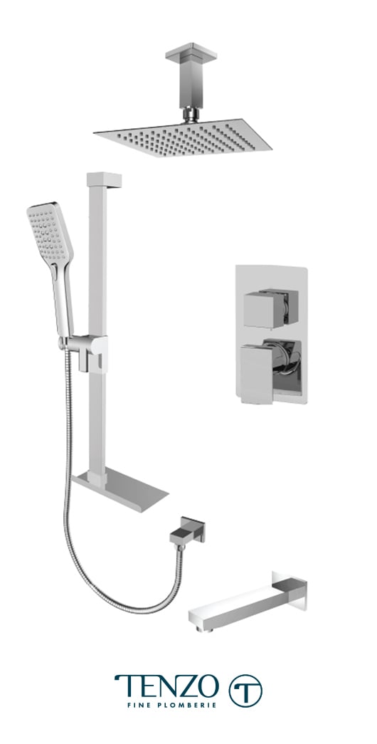 SLPB33-513315-CR - Shower kit, 3 functions