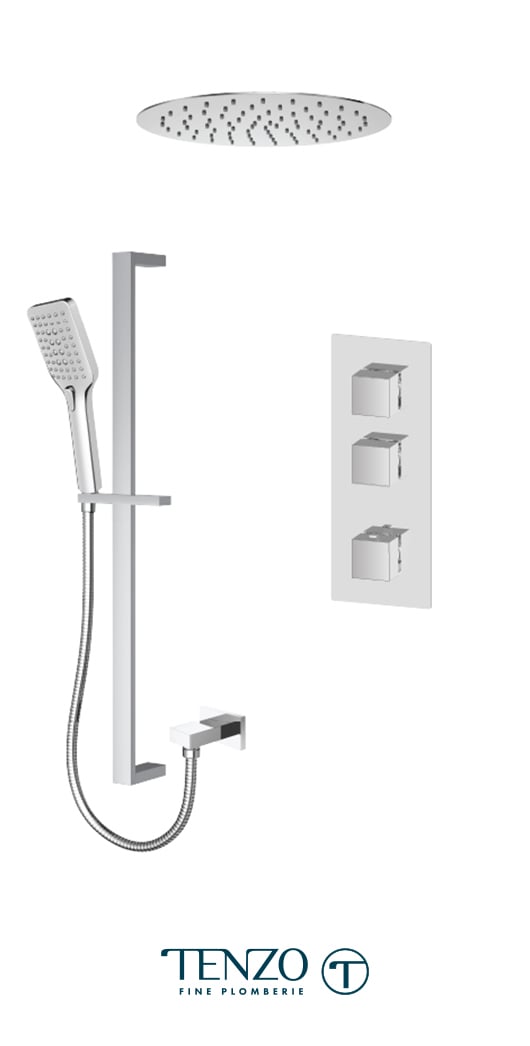 SLT42-21261-CR - Shower kit, 2 functions