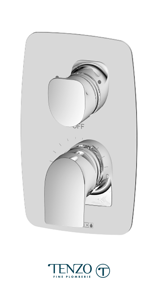 NUPB32-CR - Valve T-Box Nuevo 2 fonctions pres bal fini chrome