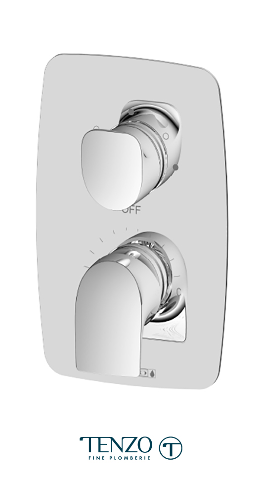 NUPB33-CR - Valve T-Box Nuevo 3 fonctions pres bal fini chrome