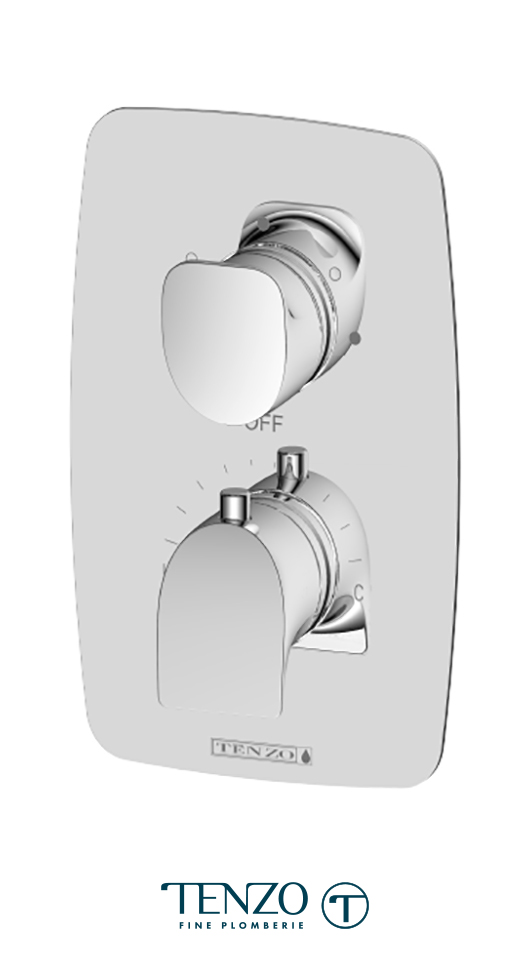 NUT33-CR - Valve T-Box Nuevo 3 fonctions thermo fini chrome