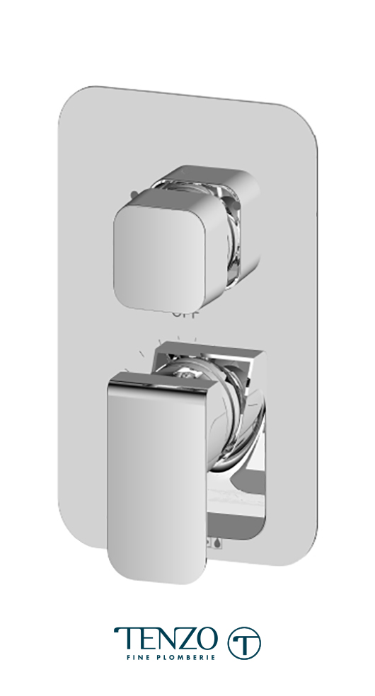 QUPB32-CR - Valve T-Box Quantum 2 fonctions pres bal fini chrome