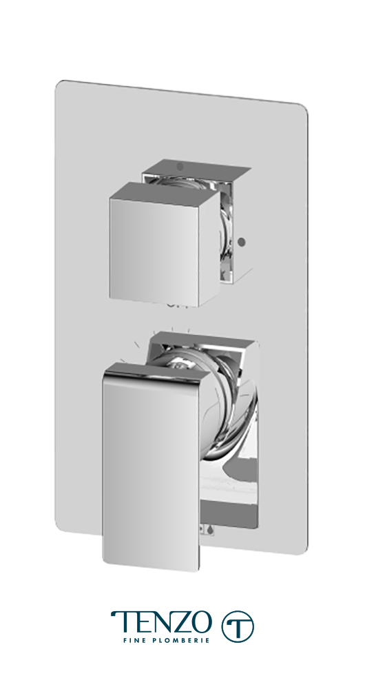 SLPB32-CR - Slik T-Box valve 2 functions pres bal chrome finish