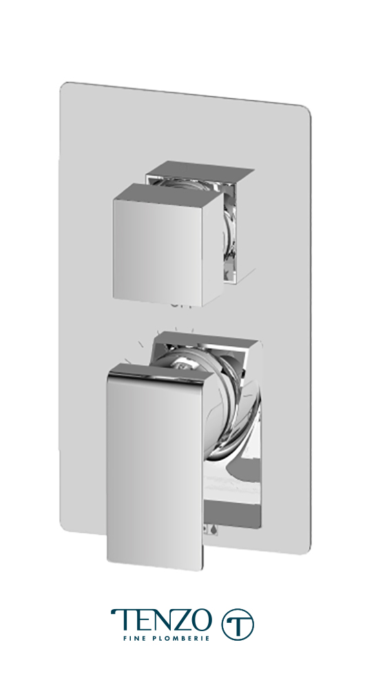 SLPB33-CR - Slik T-Box valve 3 functions pres bal chrome finish